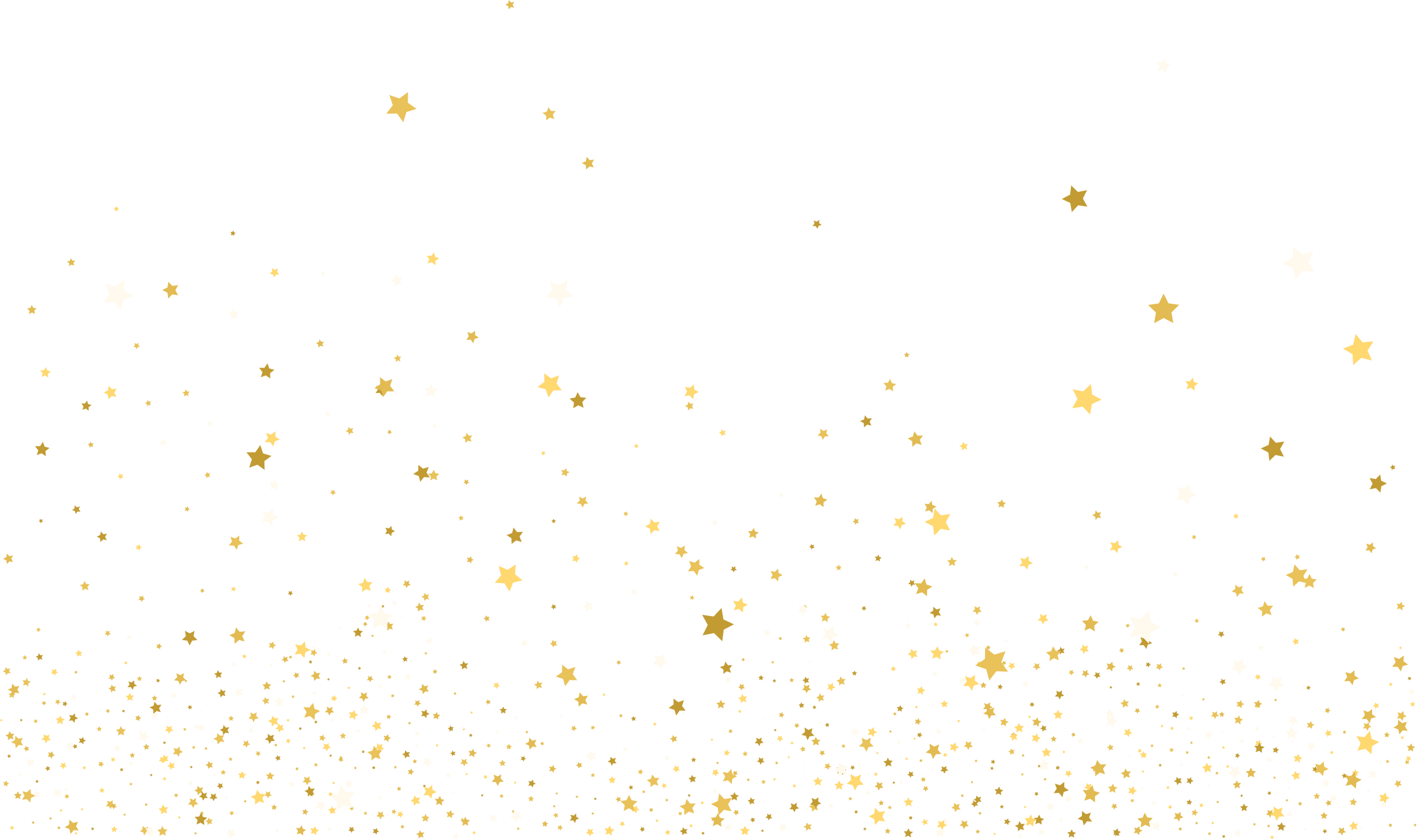 Golden stars, falling gold abstract party decoration